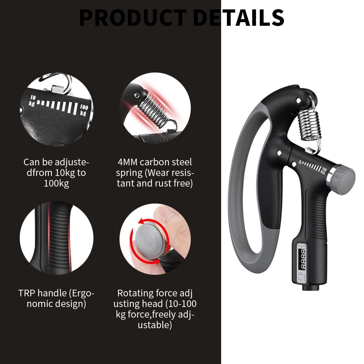 Adjustable Forearms Gripper