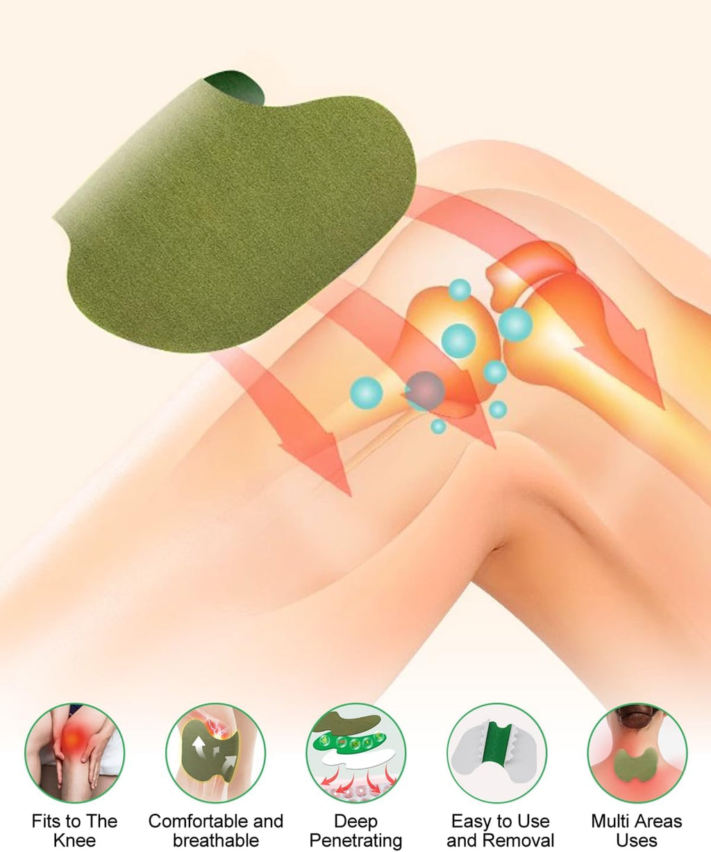 Fast-Relief Herbal Knee Pain Patches (Pack of 10 patches)